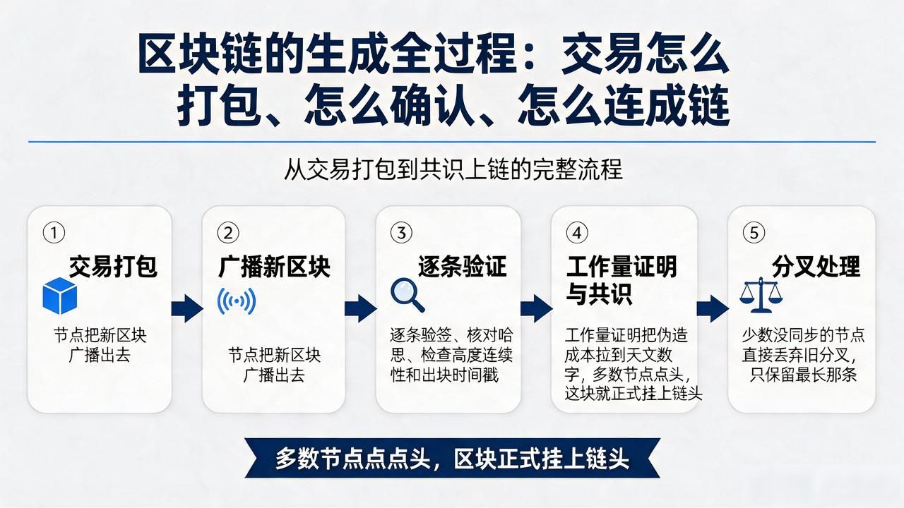 区块链生成原理大白话_工作量证明机制详解_区块链的生成