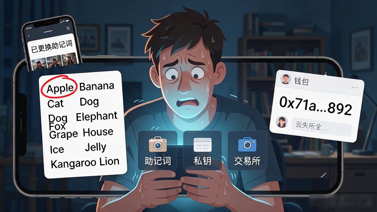 区块链资产丢币_助记词错误导致钱包打不开怎么办_区块链资产丢失找回方法