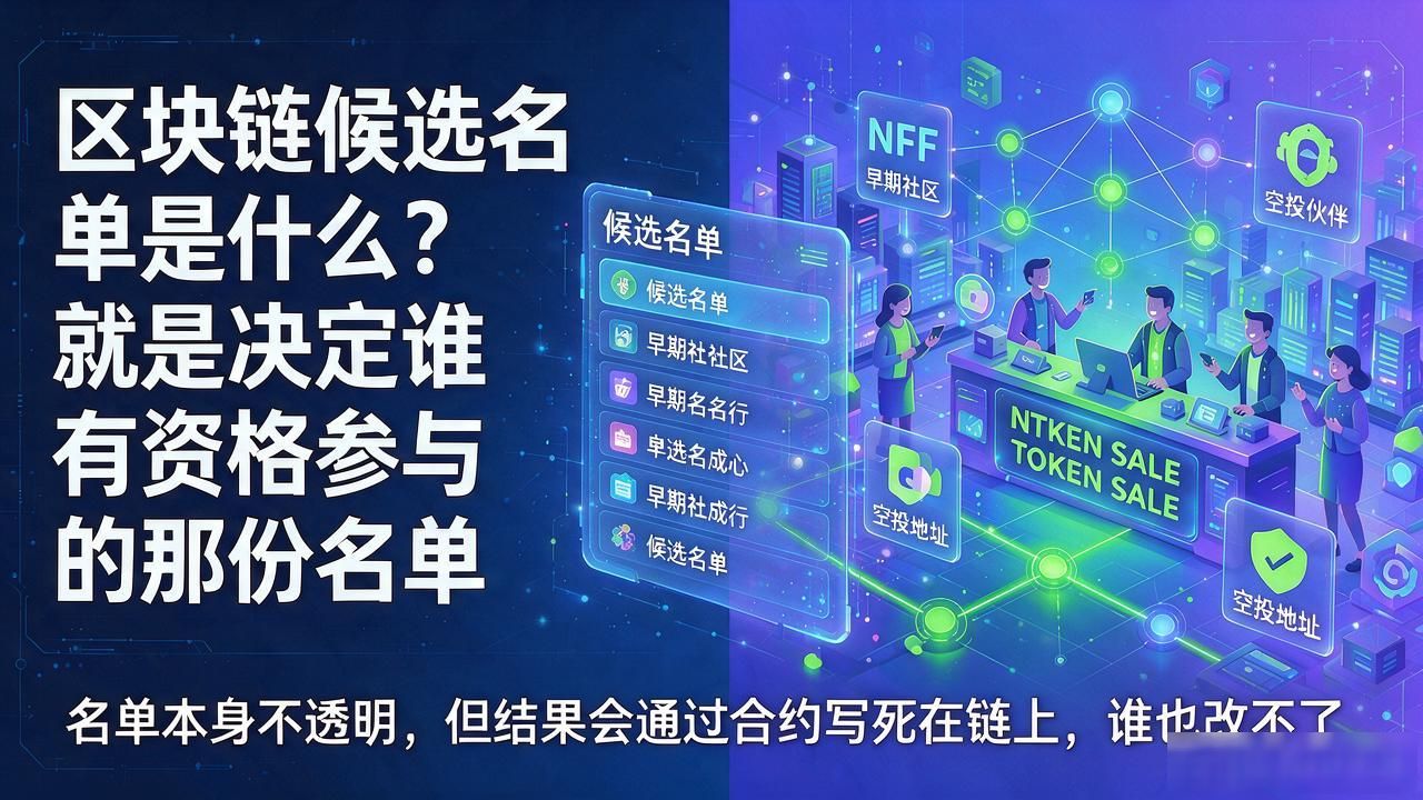 区块链候选名单是什么_PoS网络验证者筛选机制_区块链候选名单是什么意思